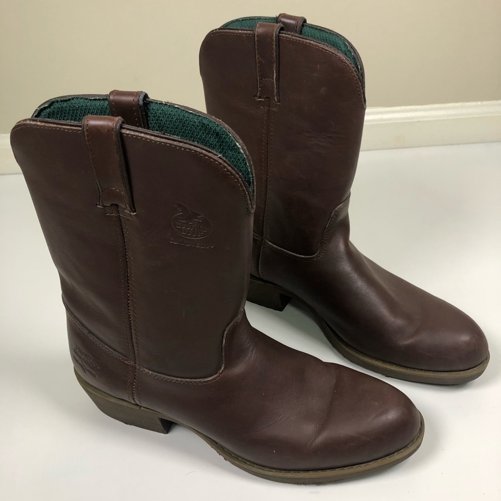 Leather Georgia Boot